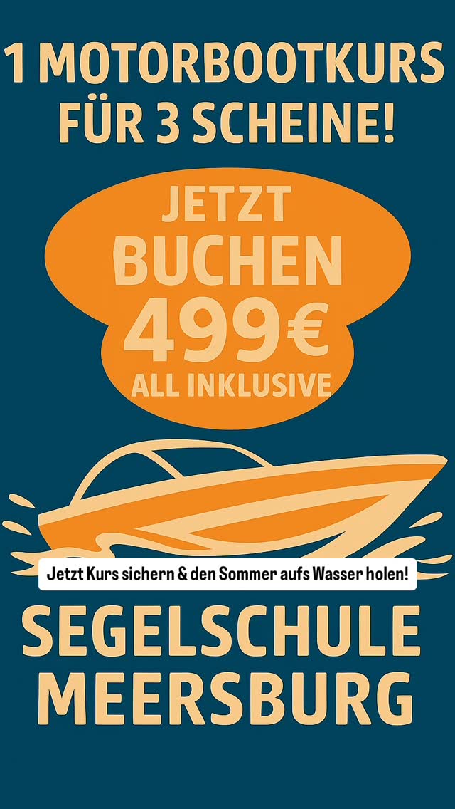 🚤 Steuer in die Hand – jetzt wird’s ernst!
Buche dein Motorboot-Training am Bodensee für nur 499 € – inkl. Prüfungsgebühren!
🏄‍♂️ Perfekt für alle, die Boote, Yachten, Wakeboarden oder Wasserski feiern!
📍 In Friedrichshafen & Meersburg

#Motorbootführerschein #WassersportLiebe #Bodensee #Bootstraining #WakeboardLife #Wasserski #Yachtlife #Friedrichshafen #Meersburg #SkipperReady #Bootfahrenlernen #LakeLifeGermany #SommerAmSee 🚤🔥☀️