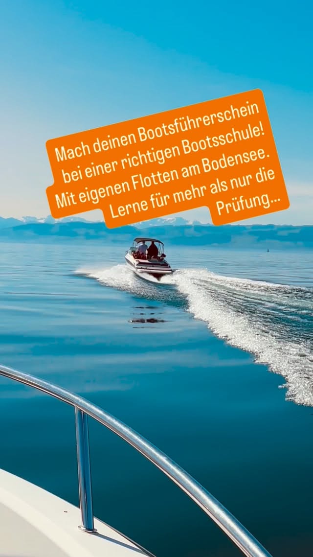 ⚓ Bootsführerschein? Dann gleich richtig.
Mit echter Ausbildung. Auf echten Booten. Auf dem Bodensee.

Bei uns lernst du nicht nur für die Prüfung – sondern für die Praxis.
Mit eigener Flotte, erfahrenen Trainern und Standorten in Meersburg & Friedrichshafen bist du von Anfang an auf dem Wasser unterwegs.

✔️ Praxisorientierte Ausbildung
✔️ Eigene moderne Boote
✔️ Kleine Gruppen & persönliche Betreuung
✔️ Direkt am Bodensee – kein Simulator, kein Parkplatztraining

Mach deinen Bootsführerschein dort, wo andere Urlaub machen — und werde sicherer Skipper von Anfang an. 🌊⚓

Jetzt starten & Kursplatz sichern!#bodensee #bootsführerschein #meersburg #segelschule